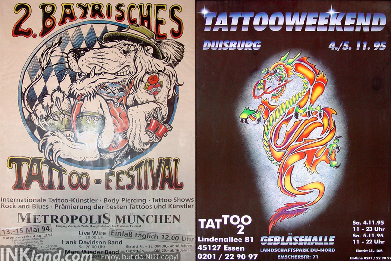 Duisburg + München (Munich) Tattoo Convention